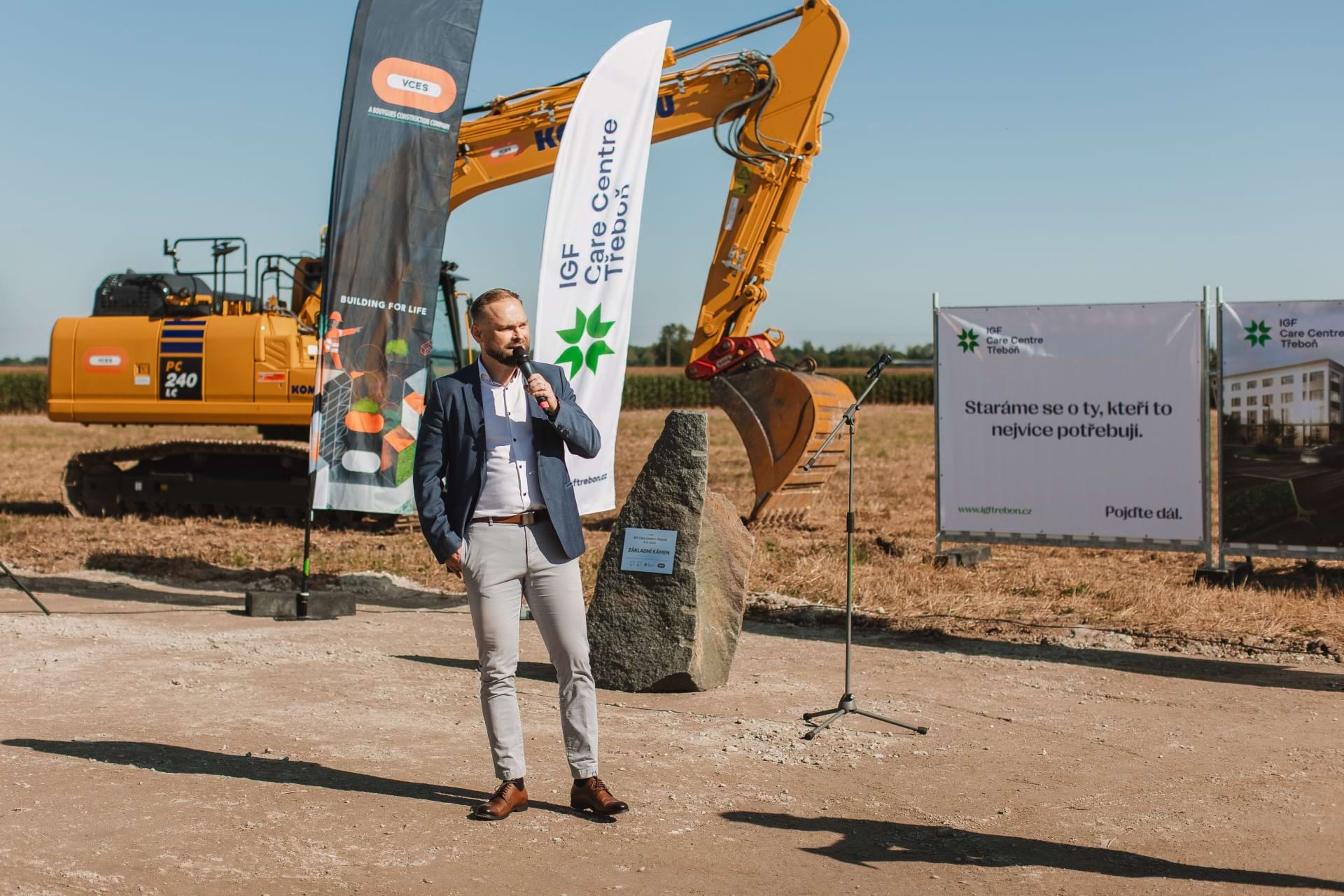 IGF Care Centre Třeboň - základní kámen