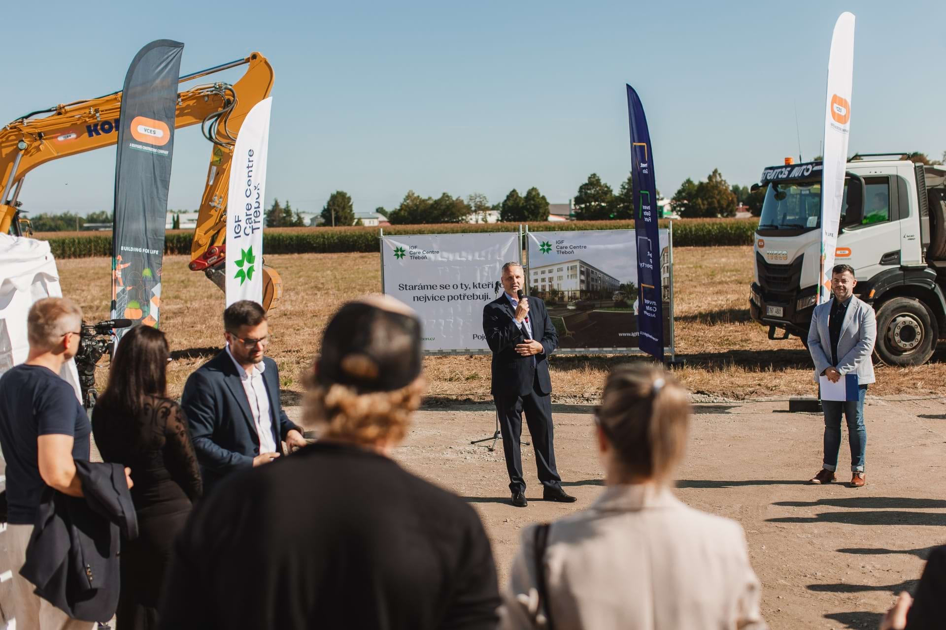 IGF Care Centre Třeboň - základní kámen