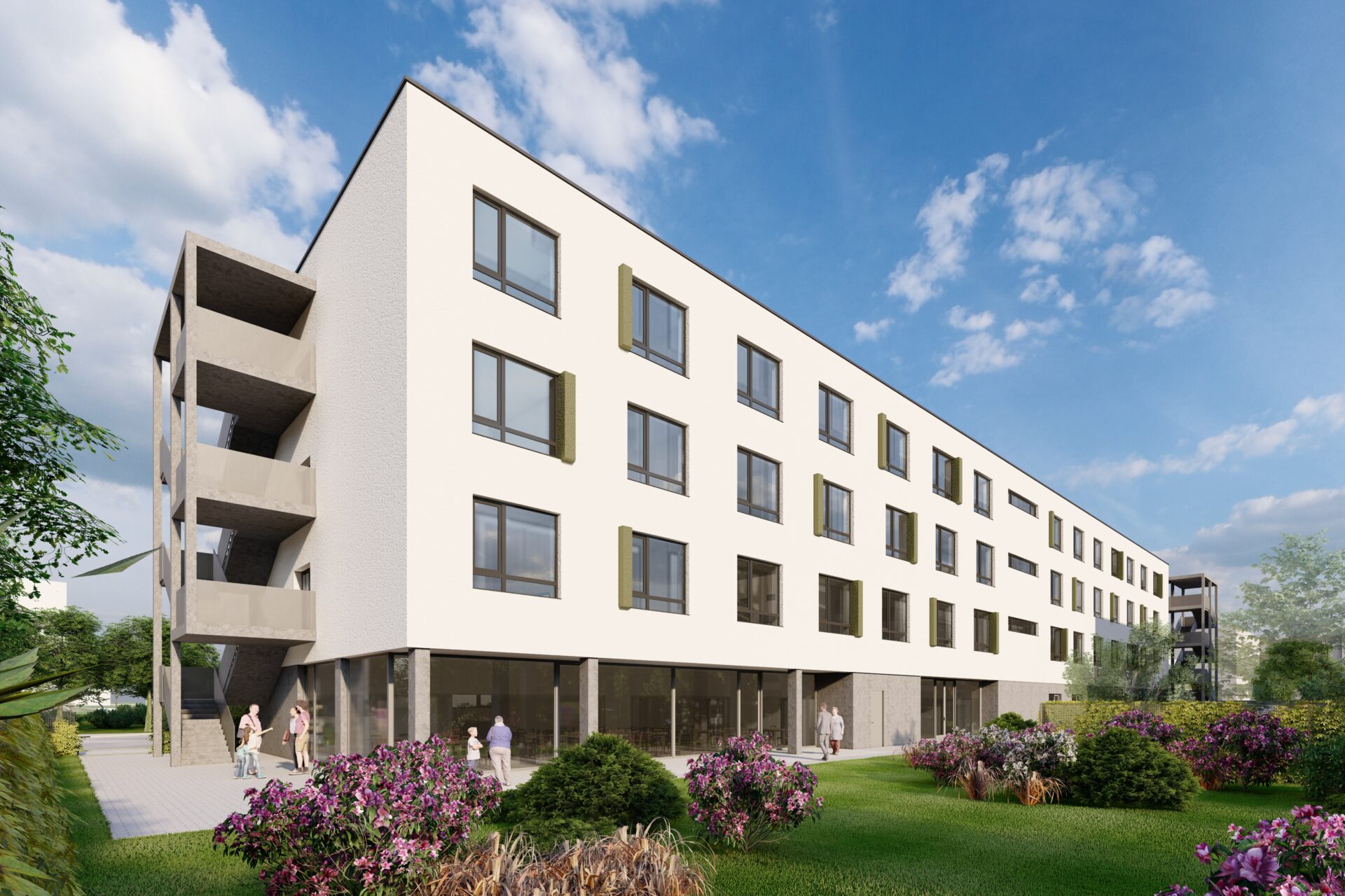 SeniorGarden Hořice - vizualizace