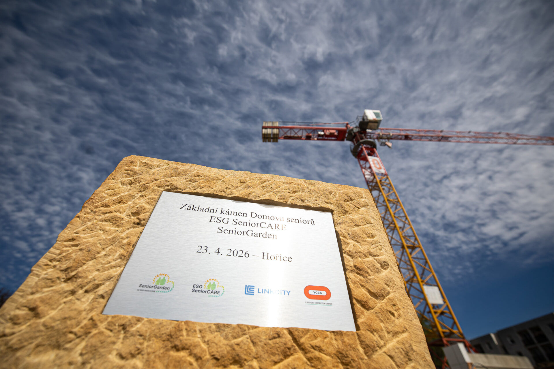 SeniorCare Hořice - základní kámen