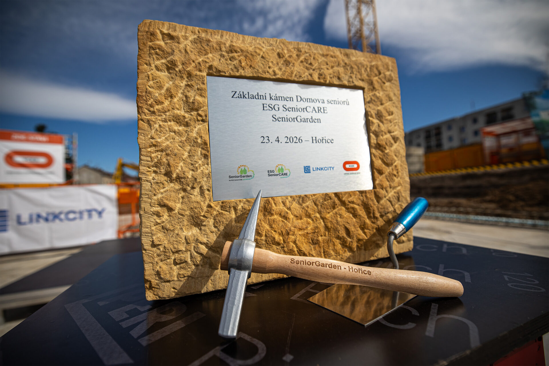 SeniorCare Hořice - základní kámen