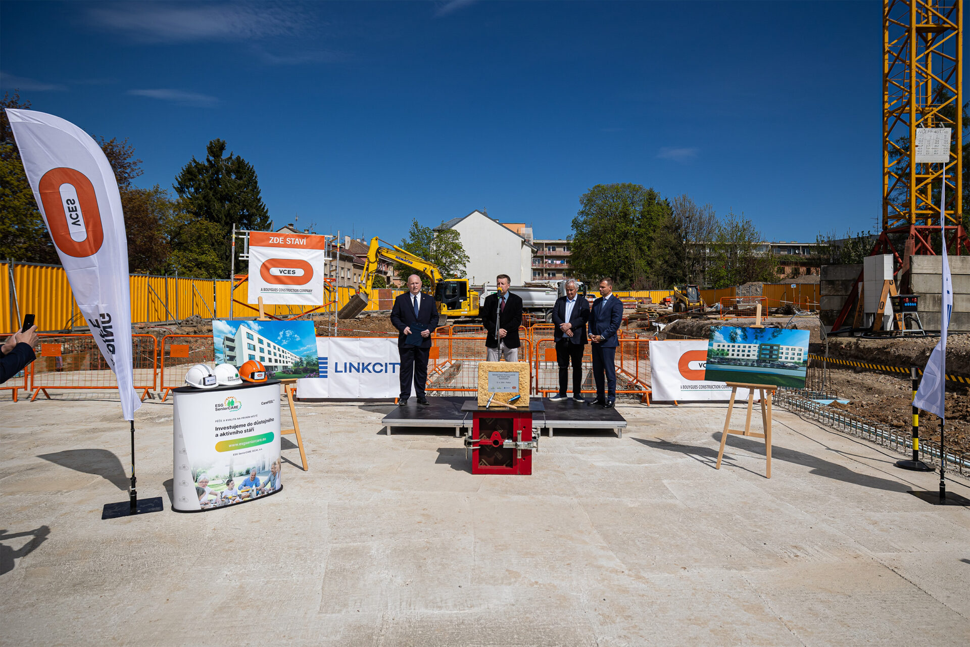 SeniorCare Hořice - základní kámen