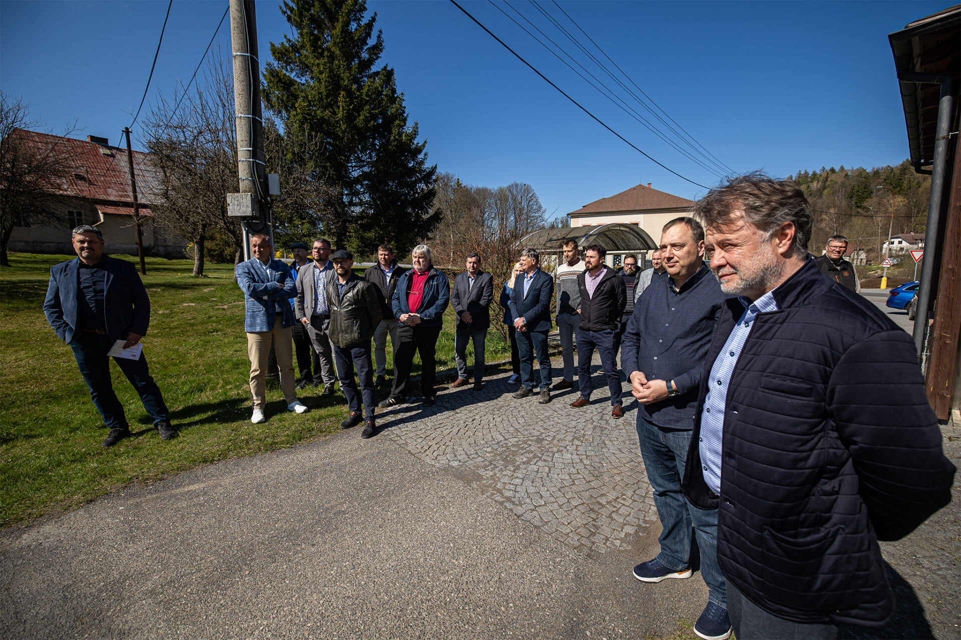 Kanalizace a ČOV Třebovice - základní kámen