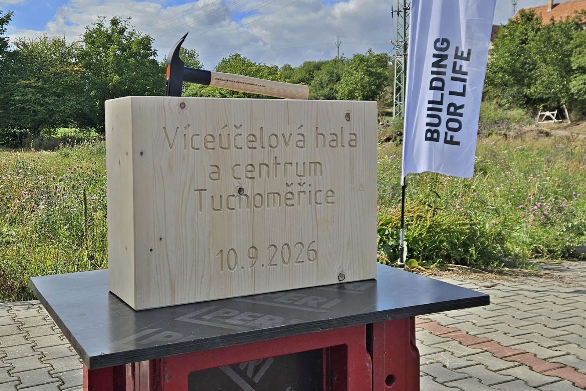 Víceúčelová hala a centrum Tuchoměřice - zahájení